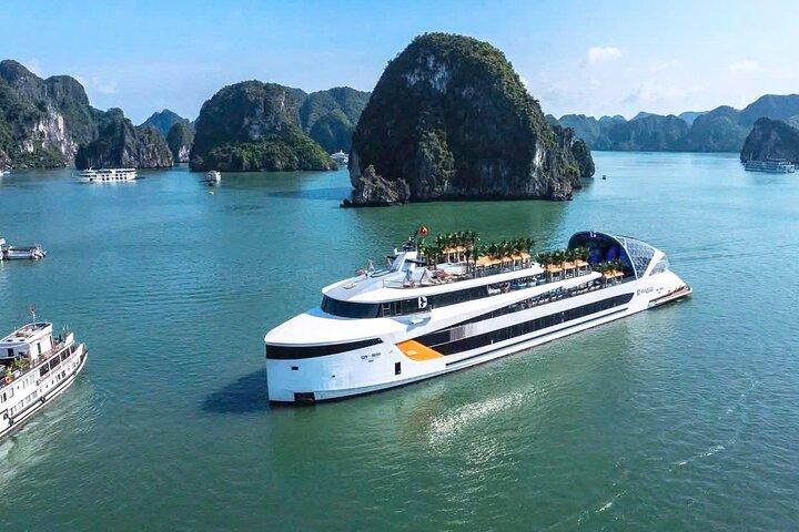 Exclusive Halong Bay Day Cruise from Hanoi–Largest Luxury Vessel