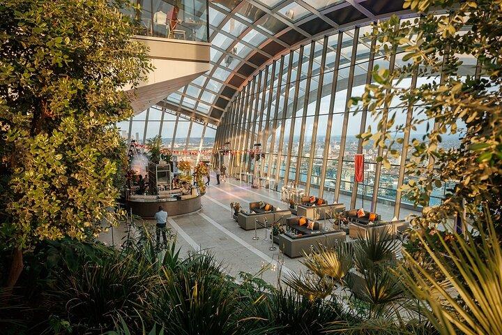 Sky Garden Access Ticket + 2 Course Dinner at Larch Restaurant