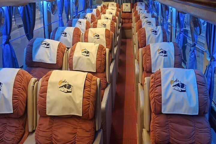 Kathmandu to Chitwan Tourist Bus Luxury Sofa Seater
