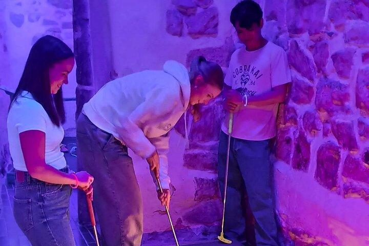 Prague Black Light Mini Golf and Games with free Drinks