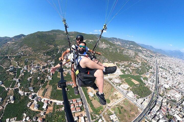 Alanya Tandem Paragliding from 700m with Licensed Pilots