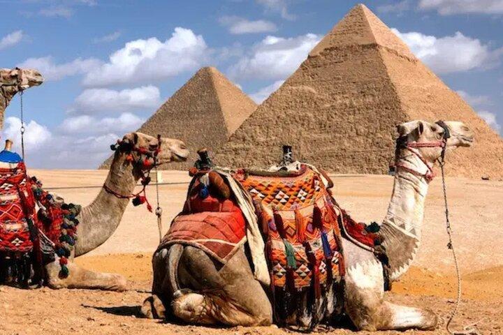 Giza Pyramids Half Day Private Tour with Camel Ride