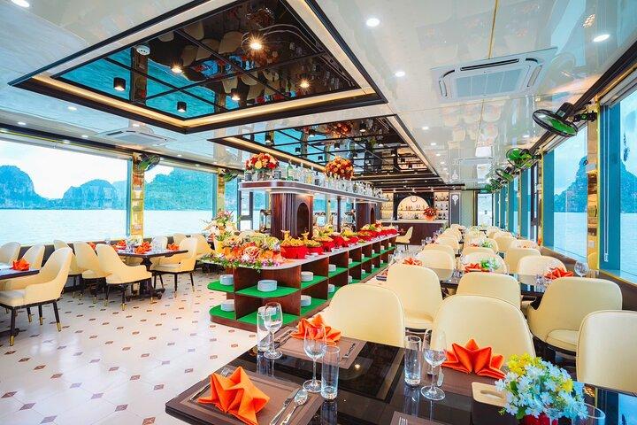 From Hanoi: Luxury Ha Long Bay Day Cruise on Sky Cruise