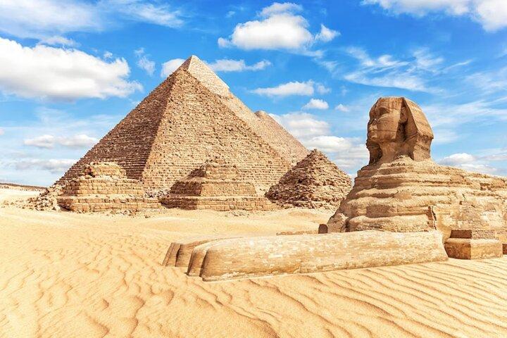 Giza Pyramids Half Day Private Tour with Camel Ride