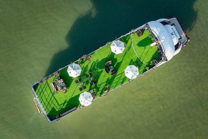 Hanoi: 5-Star Ambrose Luxury Cruise in Ha Long Bay with Jacuzzi