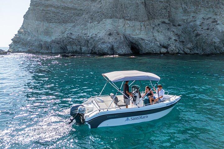 Santorini Boat Rental - No License Needed
