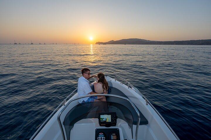 Santorini Boat Rental - No License Needed