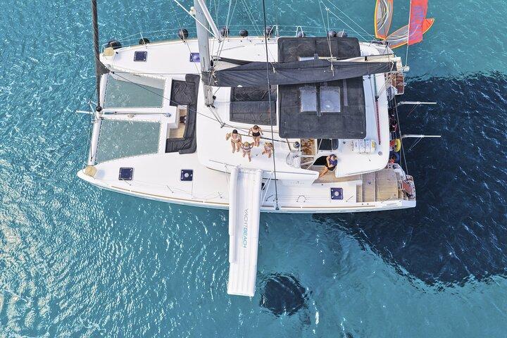 Rhodes: Luxury Catamaran Cruise to Anthony Quinn