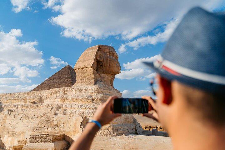 Cairo Grand Egyptian Museum & Giza Pyramids Tour From Hurghada