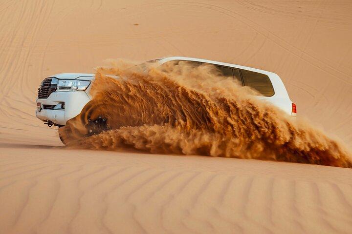 Evening Half Day Abu Dhabi Desert Safari Tour with BBQ Dinner