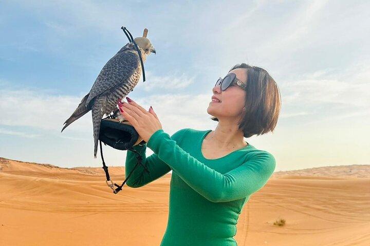 Evening Half Day Abu Dhabi Desert Safari Tour with BBQ Dinner
