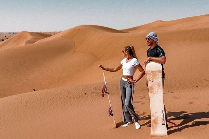 Evening Half Day Abu Dhabi Desert Safari Tour with BBQ Dinner