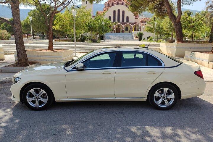 Luxury Athens Airport Transfer with Mercedes Benz E -class