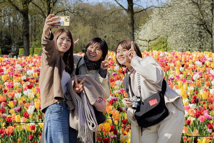 Amsterdam Airport: Tour to Keukenhof incl. Ticket & Flex Return