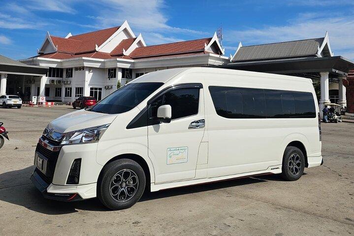 Luang Prabang to Train Station Shared Minivan Ticket Or Private