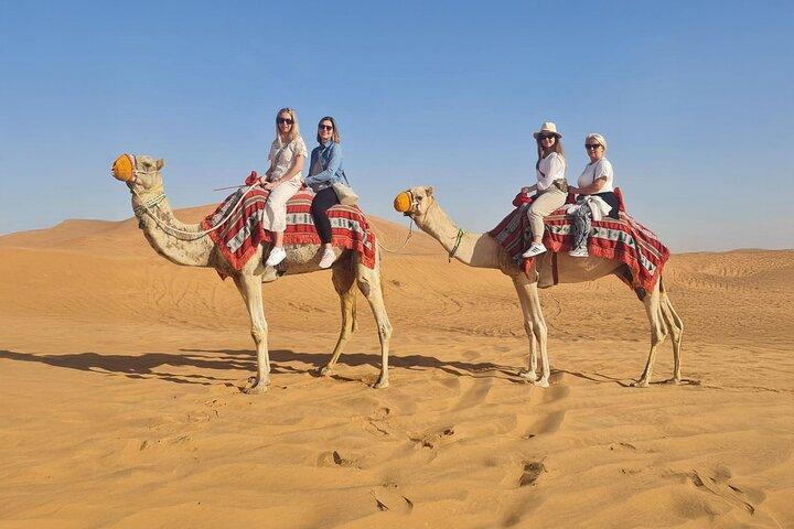 Dubai Desert Quad Bike Tour (1 Hour) BBQ , Camel Ride & 5 Shows
