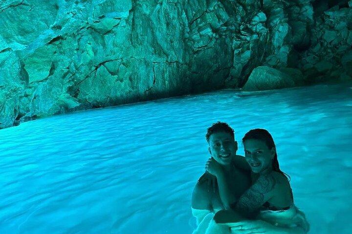 Secret Blue Cave, Grama Bay Speed Boat Tour
