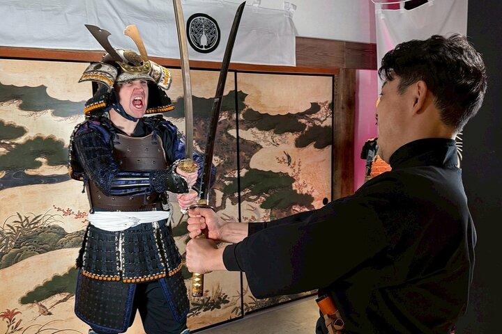 Kyoto Samurai Armor Experience: Matcha, Calligraphy, Photoshoot