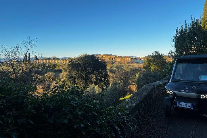 Golf Cart Tour of Florence Michelangelo & Hills with Food Tasting