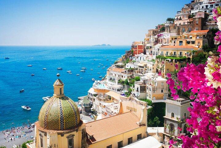 Amalfi Coast and Positano from Rome with Limoncello and Boat Tour