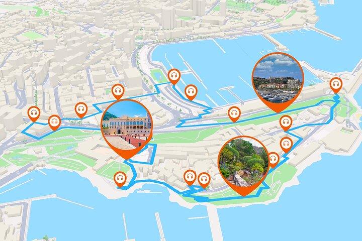 Monaco Audio Guided Walking Tour 1h45 and 20 Audio Comments