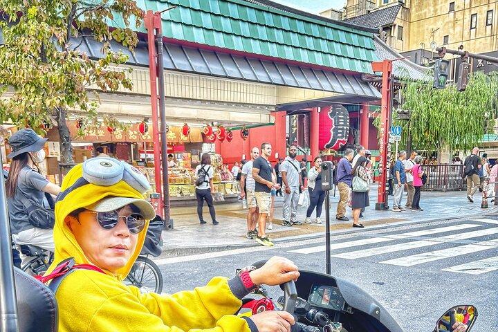 Guided Go Kart Tour of Asakusa Tokyo Landmarks and Streets