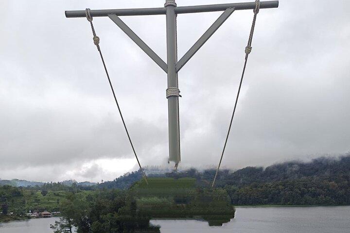 Bandung Ciwidey Highland:white Crater,suspension bridge,hotspring