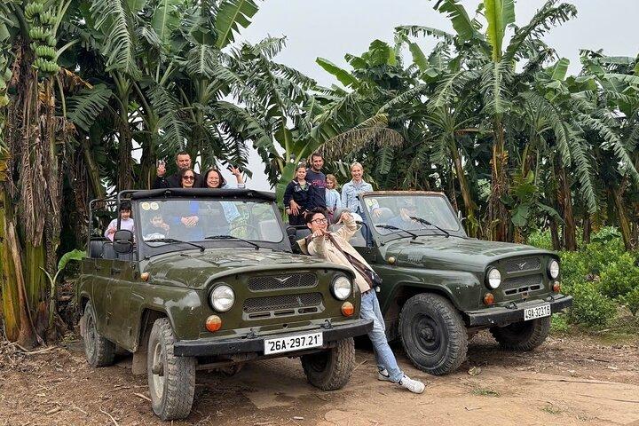 Hanoi City Tour by Vintage Jeep: Hidden Gems, Train Street & Food