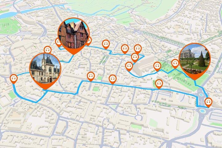 Bourges Walking tour 1h20 and 22 audio commentary