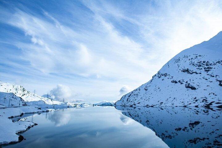 Swiss Alps Bernina Train and St Moritz Day Tour from Milan