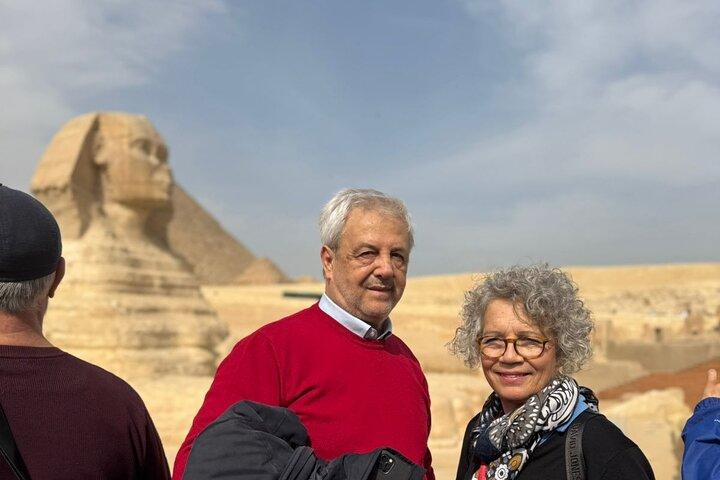 Giza Pyramids Grand Egyptian Museum and Nile Felucca