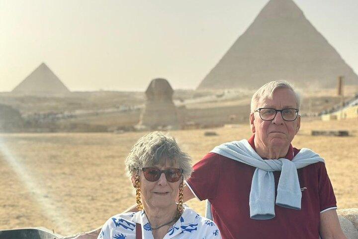 Cheap Day tour Giza Pyramids, Grand Egyptian Museum,Felucca