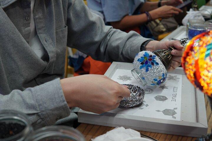 Cappadocia: Turkish Mosaic Lamp Workshop with Fairy Chimneys View