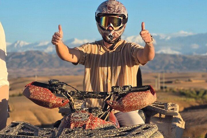 Marrakech: Agafay Desert ,Camel Ride & quad bike and Dinner show