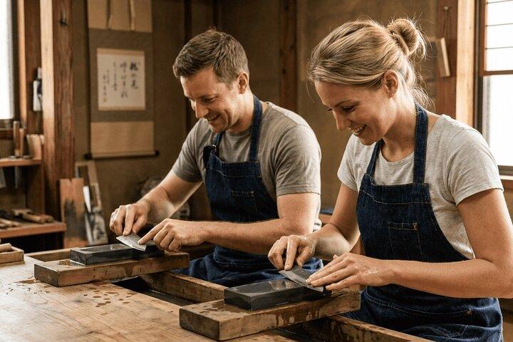 Kyoto: Traditional Japanese Kitchen Knife Finishing Workshop