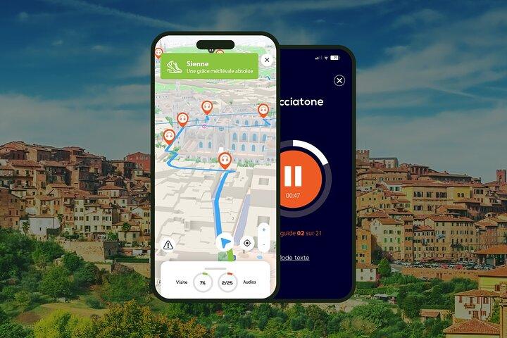 Siena Audio guided walking tour 1h15 and 20 audio comments