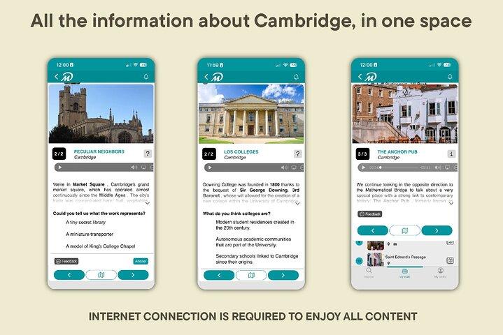 TOP Cambridge : Private Guided Tour with your mobile