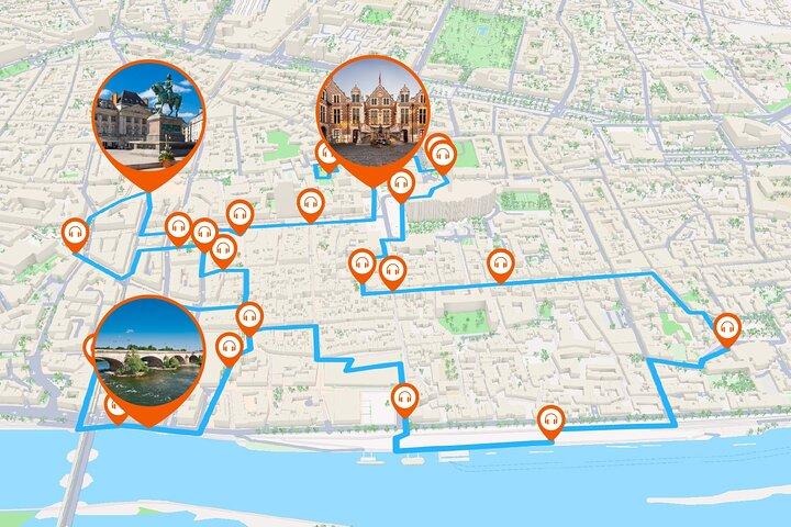 Orleans Audio Guided Walking Tour 1h50 and 23 Audio Comments