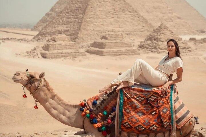 Giza pyramids tour , sphinx and The grand Egyptian museum (GEM)