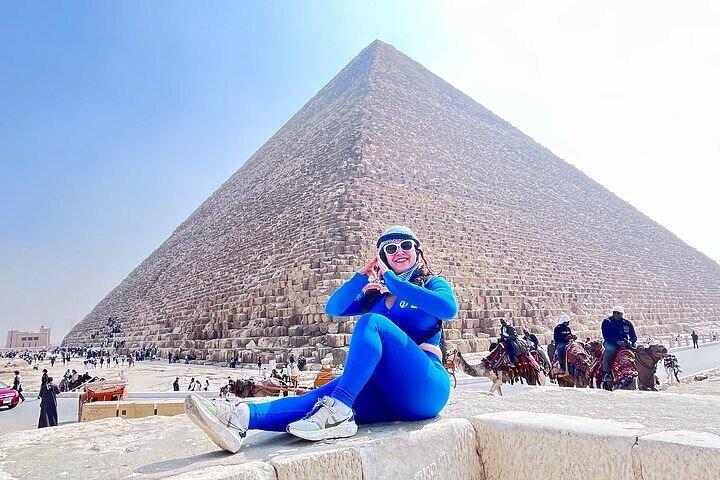 Giza pyramids tour , sphinx and The grand Egyptian museum (GEM)