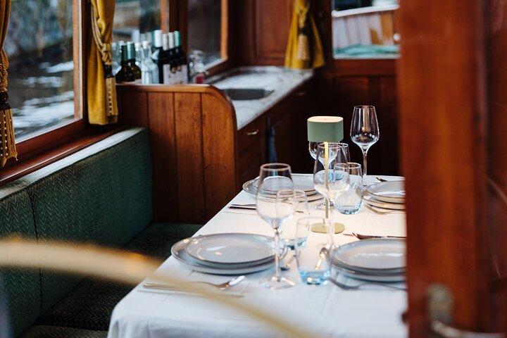 Luxury Small Group Amsterdam Canal Cruise on a Saloonboat