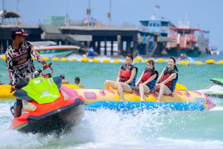 Pattaya Coral Island Speedboat Tour Transfers, Watersports, Lunch
