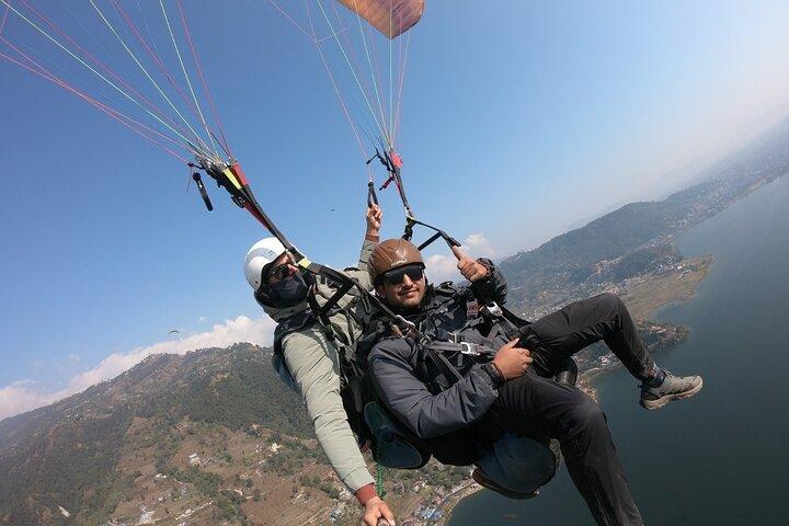Paragliding Adventure Over Pokhara Stunning Landscapes