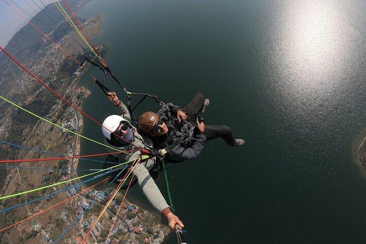 Paragliding Adventure Over Pokhara Stunning Landscapes