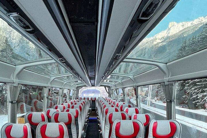 Interlaken Panoramic Glass Roof Bus to Grindelwald Lauterbrunnen