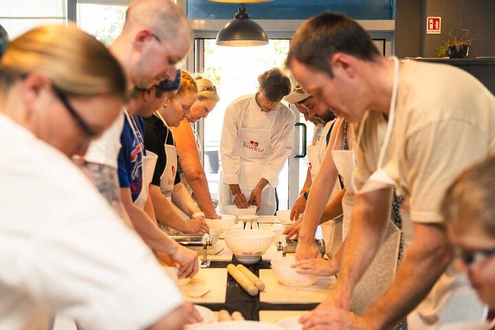 Rome Small Group Pasta Making Class with Wine and Italian Chef