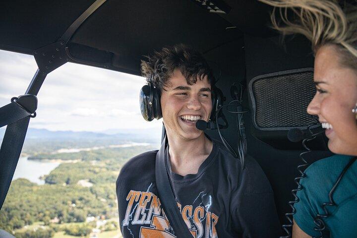 Helicopter Ride Over Pigeon Forge and Bluff Mountain