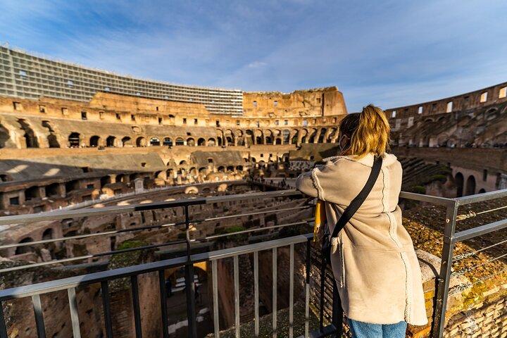 Colosseum Arena Roman Forum Palatine Hill with Multimedia Video