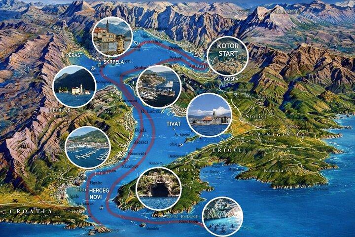 Kotor: 3-Hour Boat tour to Blue Caves and Kotor Bay Adventure