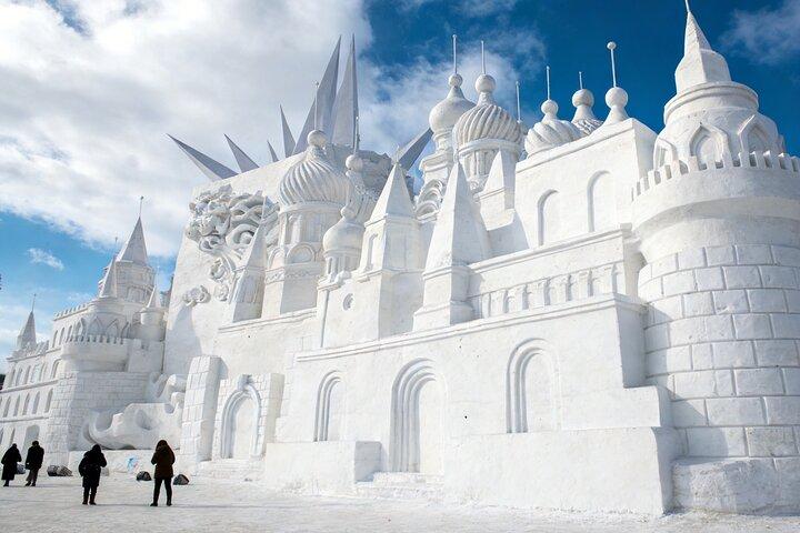 Harbin Private Day Tour with Entry Tickets: Sun Island&Snow World